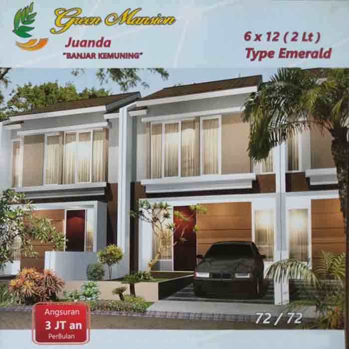 rumah 2 lantai dijual